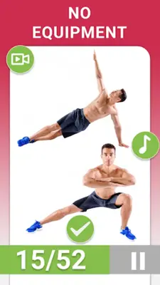 Home Workouts for Men 30 days android App screenshot 5