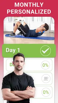 Home Workouts for Men 30 days android App screenshot 6